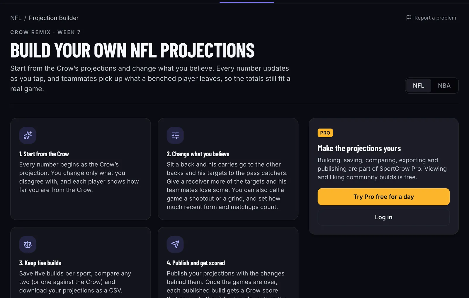 The Projection Builder